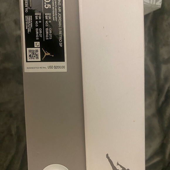 Nike Jordan 3 AMA sz 9 US M DS New Never worn - Picture 11 of 13